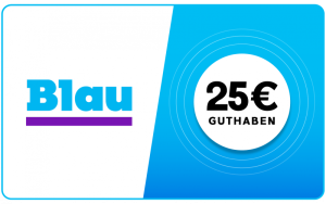 Blau.de - 25 € Guthaben