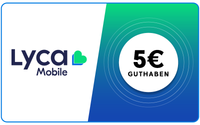 Lyca - 5 € Guthaben
