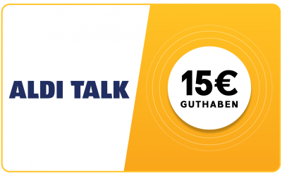 Aldi Talk - 15 € Guthaben