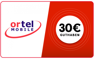 Ortel - 30 € Guthaben