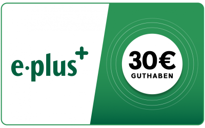 E-Plus - 30 € Guthaben