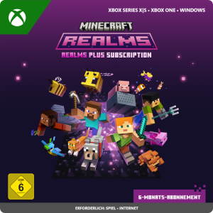 Minecraft Realms Plus - 6 monate
