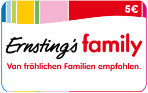 Ernsting's Family - 5 € Guthaben