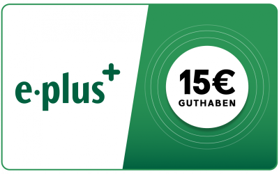 E-Plus - 15 € Guthaben