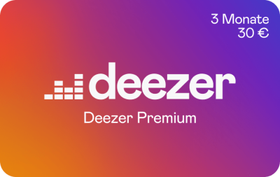 DEEZER Premium - 3 Monate