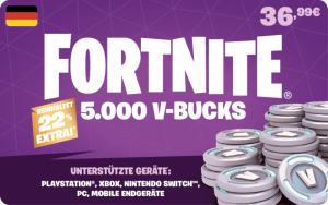 Fortnite 5000 V-Bucks