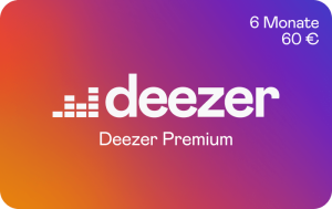 DEEZER Premium - 6 Monate