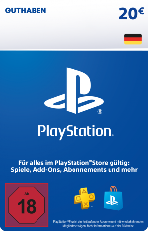 PlayStation Store - 20 € Guthaben