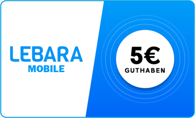 Lebara - 5 € Guthaben