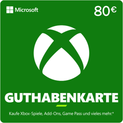 Xbox - 80 € Guthaben