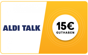 Aldi Talk - 15 € Guthaben