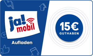 ja! mobil - 15 € Guthaben