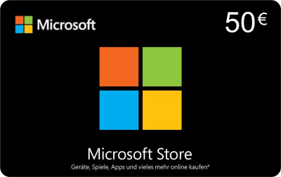 Microsoft Store - 50 € Guthaben