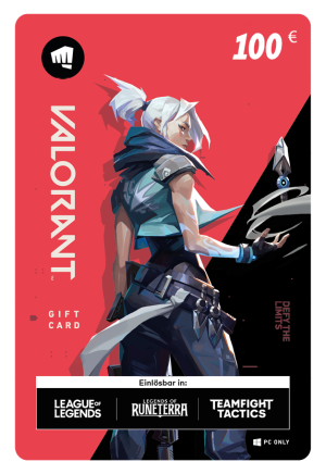 Valorant Points - 100 € Karte