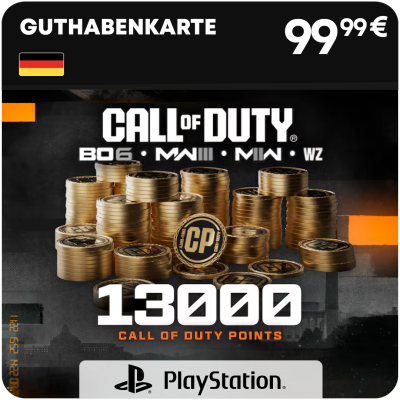 13.000 CoD Points (Guthaben)