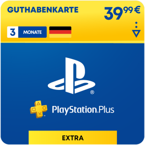 PlayStation Plus Extra - 3 Monate (Guthaben)