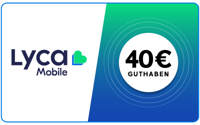 Lyca - 40 € Guthaben