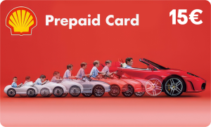 Shell Prepaid Card 15 €
