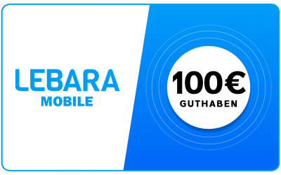 Lebara - 100 € Guthaben