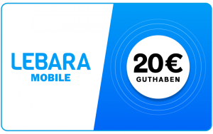 Lebara - 20 € Guthaben