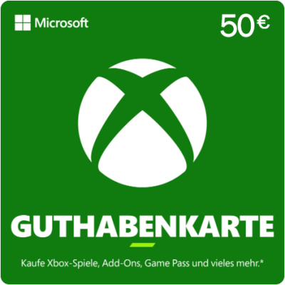 Xbox - 50 € Guthaben