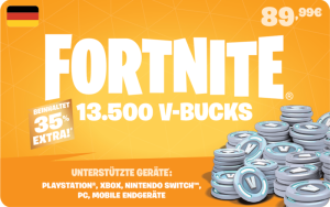 Fortnite 13500 V-Bucks