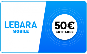 Lebara - 50 € Guthaben