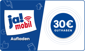 ja! mobil - 30 € Guthaben