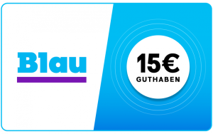 Blau.de - 15 € Guthaben