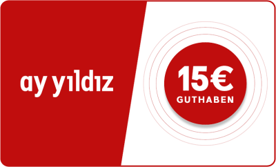 Ay Yildiz - 15 € Guthaben