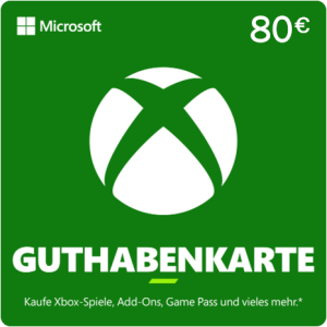 Xbox - 80 € Guthaben