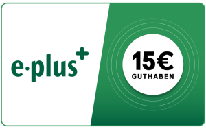 E-Plus - 15 € Guthaben