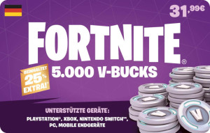 Fortnite 5000 V-Bucks