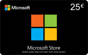 Microsoft Store - 25 € Guthaben