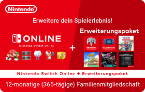Nintendo Switch Online + Erweiterungspaket (Familienmitgliedschaft)