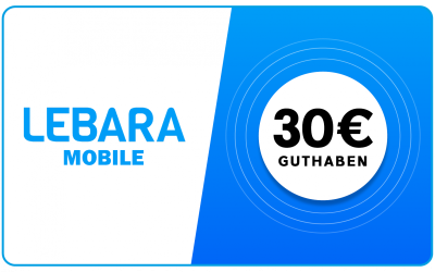 Lebara - 30 € Guthaben