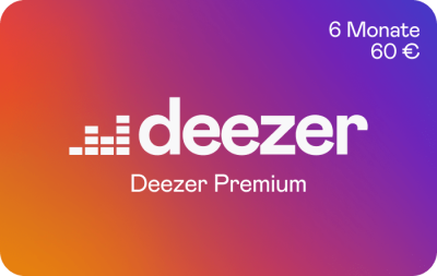 DEEZER Premium - 6 Monate