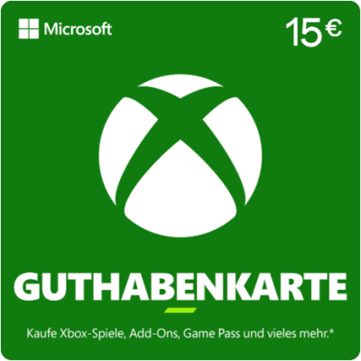 Xbox - 15 € Guthaben
