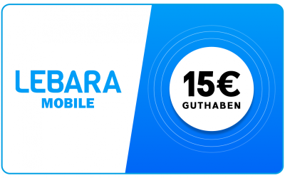 Lebara - 15 € Guthaben