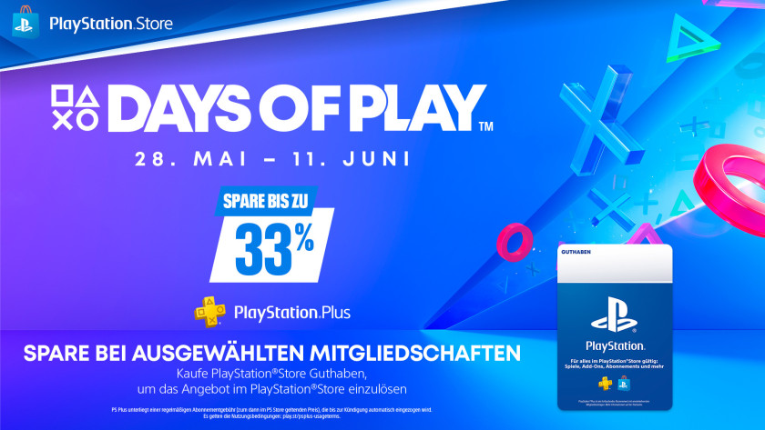 Days of Play 2025: Top-Angebote für PS Plus & Games