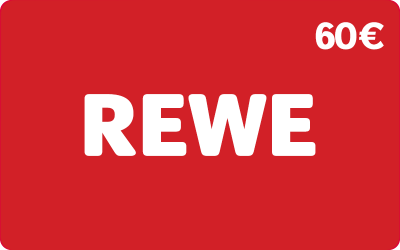 REWE Geschenkkarte 60 €